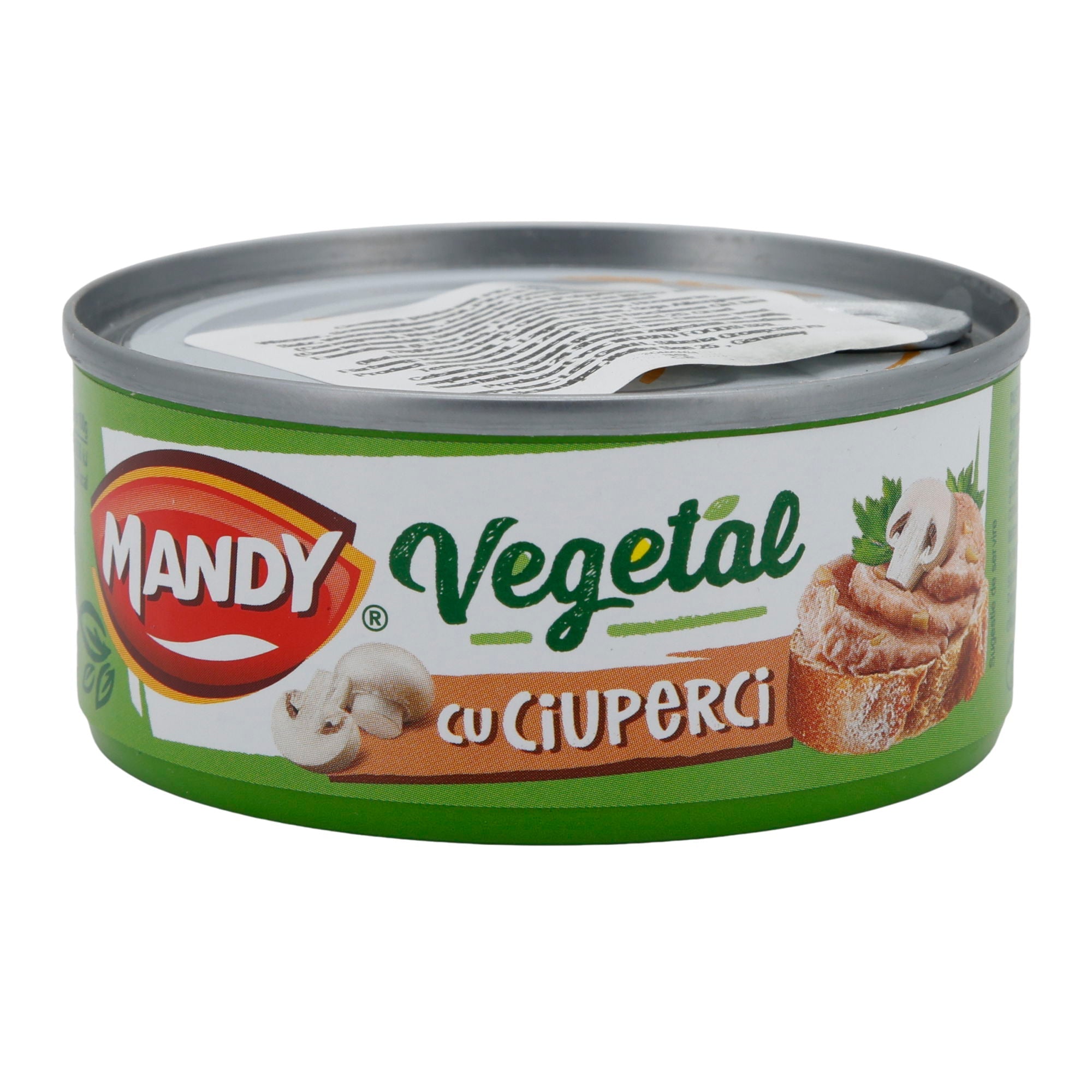 Aufstrichpaste Mandy Vegetal | Vegetarisch | Mit Pilzen | 120 g MANDY